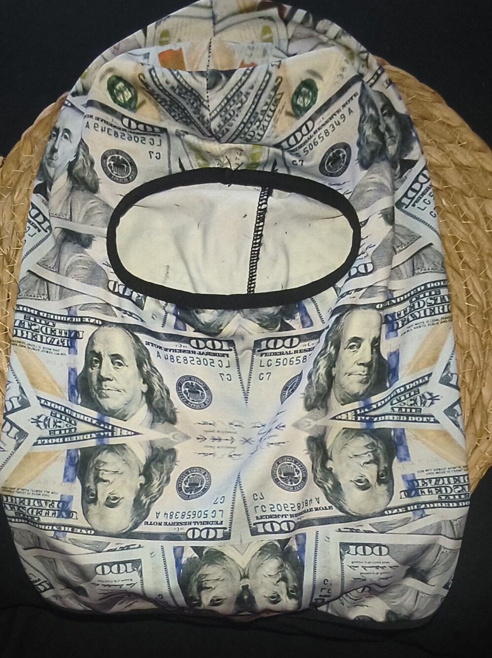 Money Print Balaclava Mask